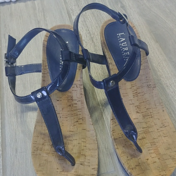 Ralph Lauren Shoes - Ralph Lauren navy blue sandals